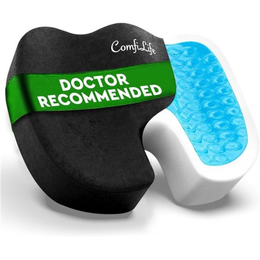 Premium Gel & Memory Foam Seat Cushion – Doctor Recommended Office
